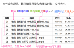河北梆子MP3下载目录